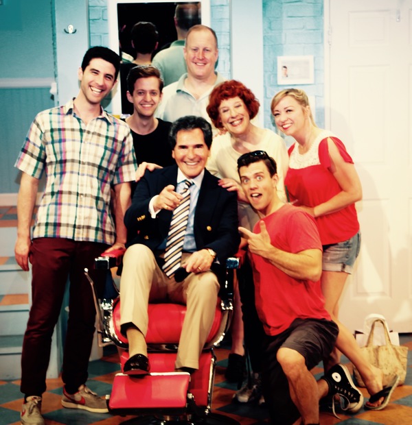 Photo Flash: SHEAR MADNESS Gets a Visit from Fox 5 News Anchor Ernie Anastos Image