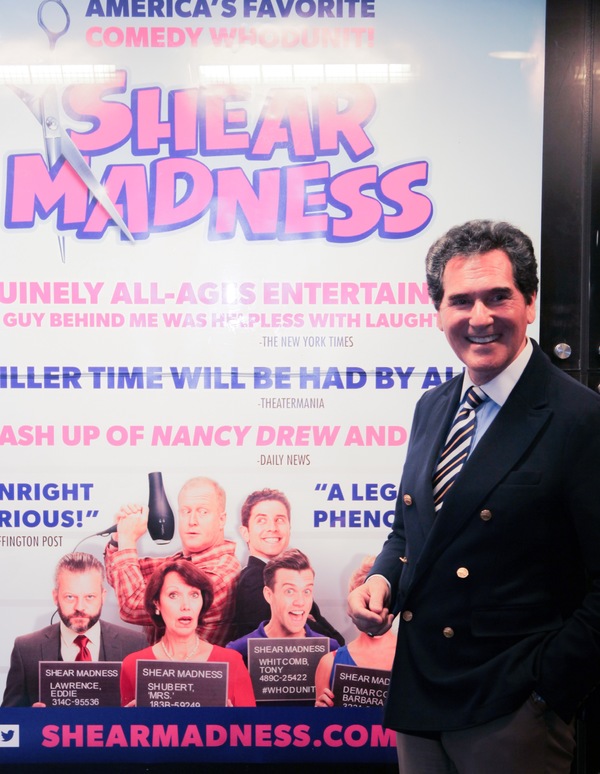Photo Flash: SHEAR MADNESS Gets a Visit from Fox 5 News Anchor Ernie Anastos Image