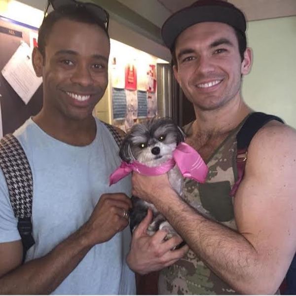 Photo Flash: Tinkerbelle the Dog Visits Cast of ANASTASIA at Hartford Stage Image