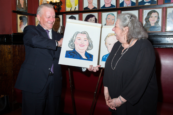 Photo Coverage: THE HUMANS' Reed Birney and Jayne Houdyshell Unveil Sardi's Portraits! Image