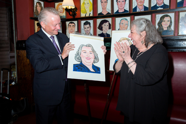 Photo Coverage: THE HUMANS' Reed Birney and Jayne Houdyshell Unveil Sardi's Portraits! Image