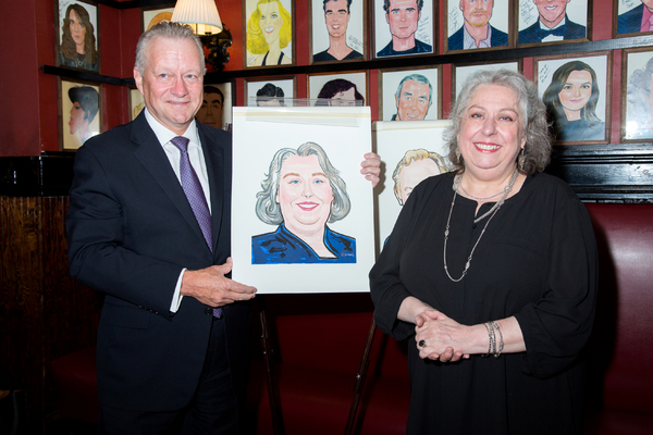 Photo Coverage: THE HUMANS' Reed Birney and Jayne Houdyshell Unveil Sardi's Portraits! Image