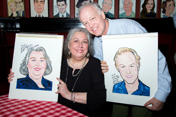 Photo Coverage: THE HUMANS' Reed Birney and Jayne Houdyshell Unveil Sardi's Portraits! Image