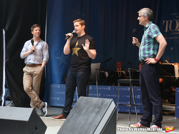Sean Hayes, Rory O'Malley, and Mo Rocca  Photo
