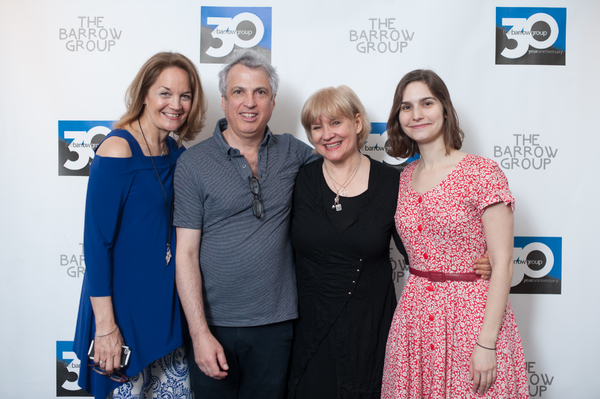 Co-artistic  Lee Brock with Playwrights Eric Weiner, Arlene Hutton, Marina Templesman Photo