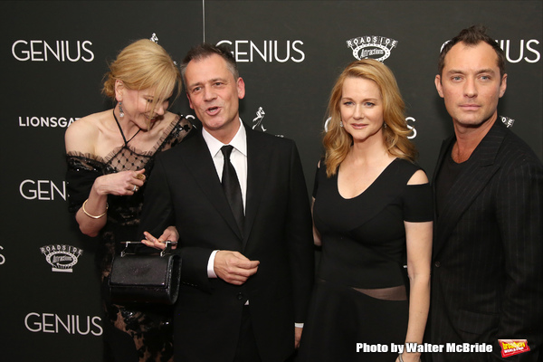 Nicole Kidman, Michael Grandage, Laura Linney and Jude Law attends 'Genius' New York  Photo