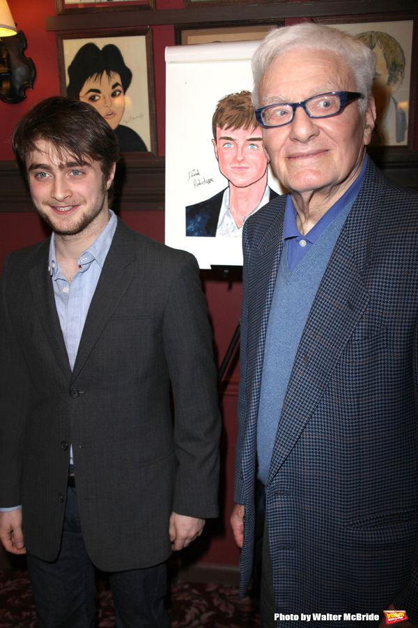 Daniel Radcliffe is honored with the beloved Sardi's caricature and joins the Stars W Photo