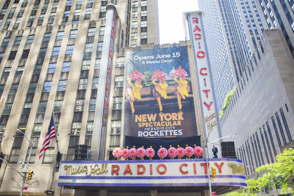 Photo Flash: The Rockettes Unveil NEW YORK SPECTACULAR Marquee at Radio City! 