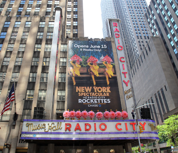 Photo Flash: The Rockettes Unveil NEW YORK SPECTACULAR Marquee at Radio City! 