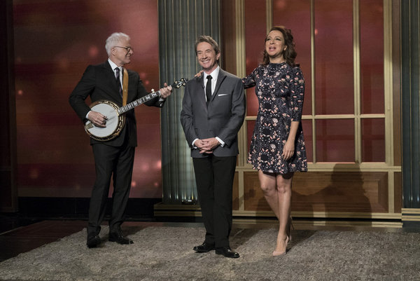 Photo Flash: Nathan Lane, Steve Martin & More Visit NBC's MAYA & MARTY Image