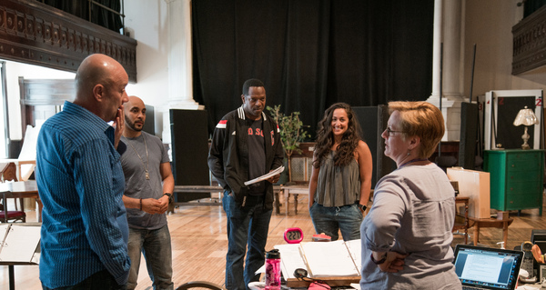 Photo Flash: In Rehearsal for Steppenwolf's BETWEEN RIVERSIDE AND CRAZY Image