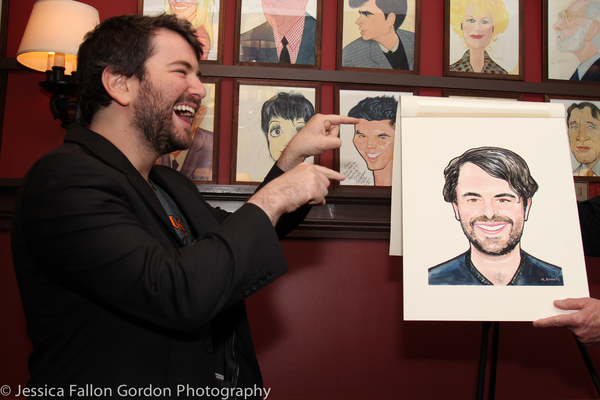 Photo Coverage: Tony Nominee Alex Brightman's Portrait Joins the Walls at Sardi's! Image