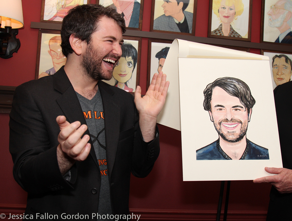 Photo Coverage: Tony Nominee Alex Brightman's Portrait Joins the Walls at Sardi's! Image