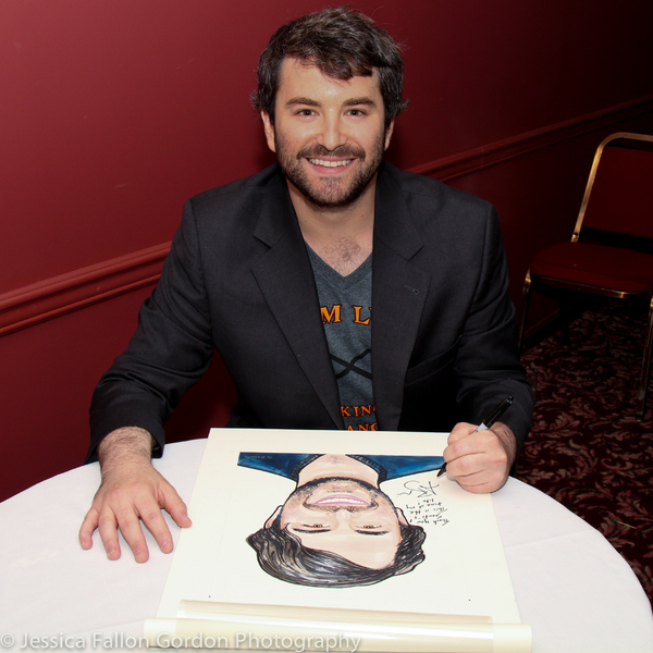 Photo Coverage: Tony Nominee Alex Brightman's Portrait Joins the Walls at Sardi's! Image