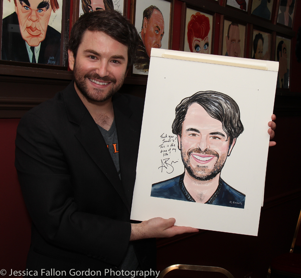 Photo Coverage: Tony Nominee Alex Brightman's Portrait Joins the Walls at Sardi's! Image