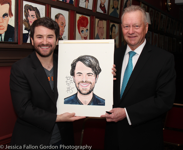 Photo Coverage: Tony Nominee Alex Brightman's Portrait Joins the Walls at Sardi's! Image