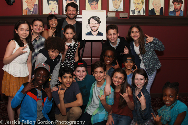 Photo Coverage: Tony Nominee Alex Brightman's Portrait Joins the Walls at Sardi's! Image