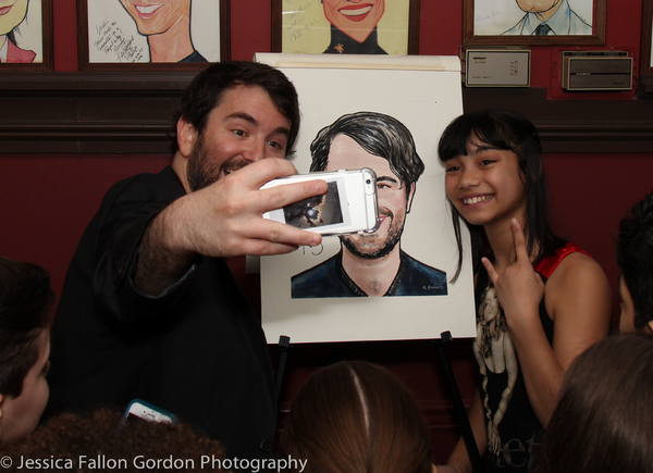 Photo Coverage: Tony Nominee Alex Brightman's Portrait Joins the Walls at Sardi's! Image
