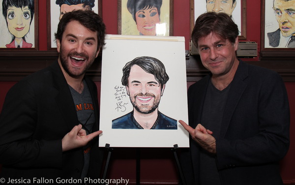 Photo Coverage: Tony Nominee Alex Brightman's Portrait Joins the Walls at Sardi's! Image