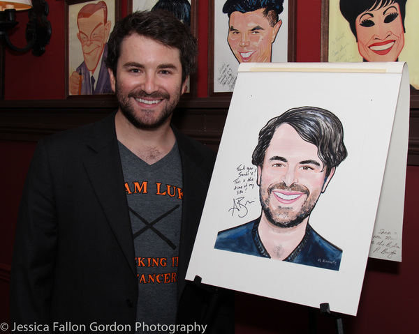 Photo Coverage: Tony Nominee Alex Brightman's Portrait Joins the Walls at Sardi's! Image