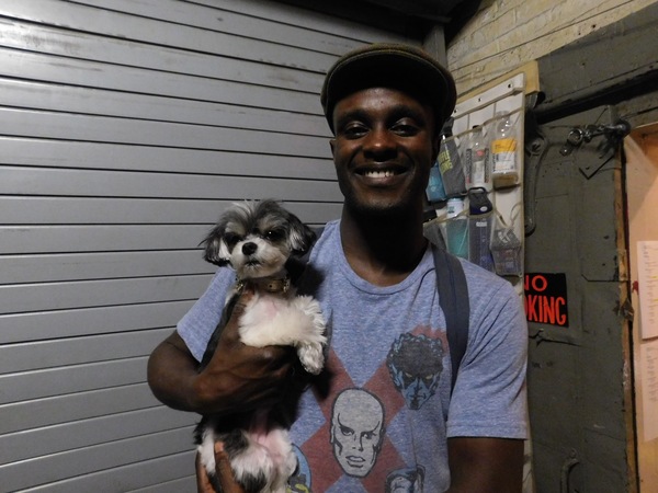 Photo Flash: Tinkerbelle the Dog Visits Broadway's SHUFFLE ALONG Image