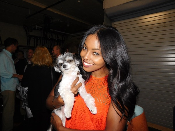 Photo Flash: Tinkerbelle the Dog Visits Broadway's SHUFFLE ALONG Image