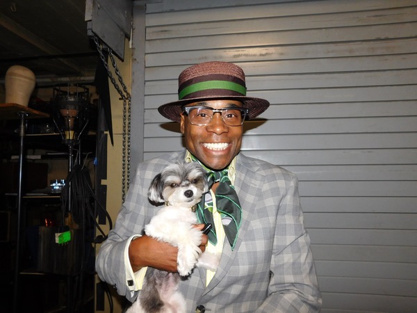 Photo Flash: Tinkerbelle the Dog Visits Broadway's SHUFFLE ALONG Image