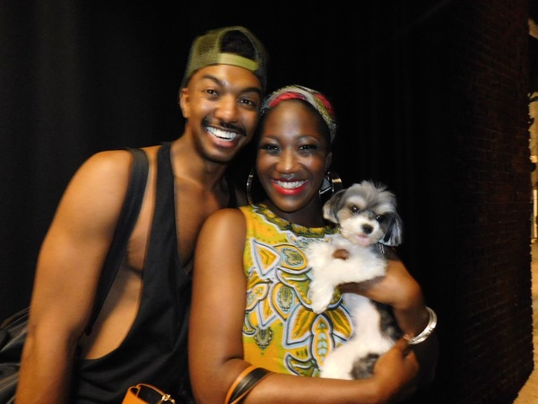 Photo Flash: Tinkerbelle the Dog Visits Broadway's SHUFFLE ALONG Image