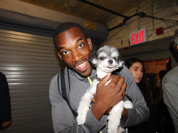 Photo Flash: Tinkerbelle the Dog Visits Broadway's SHUFFLE ALONG Image