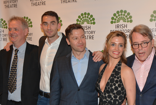 Ciaran O'Reilly, James Russell, Billy Carter, Lisa Dwan and Matthew Broderick  Photo