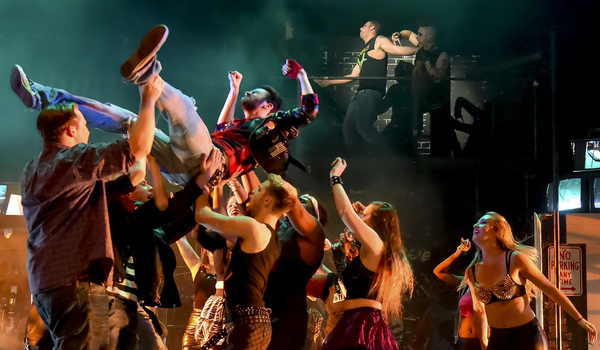 Scenes from American Idiot at Milburn Stone Theater (photo by Scott Serio) Photo