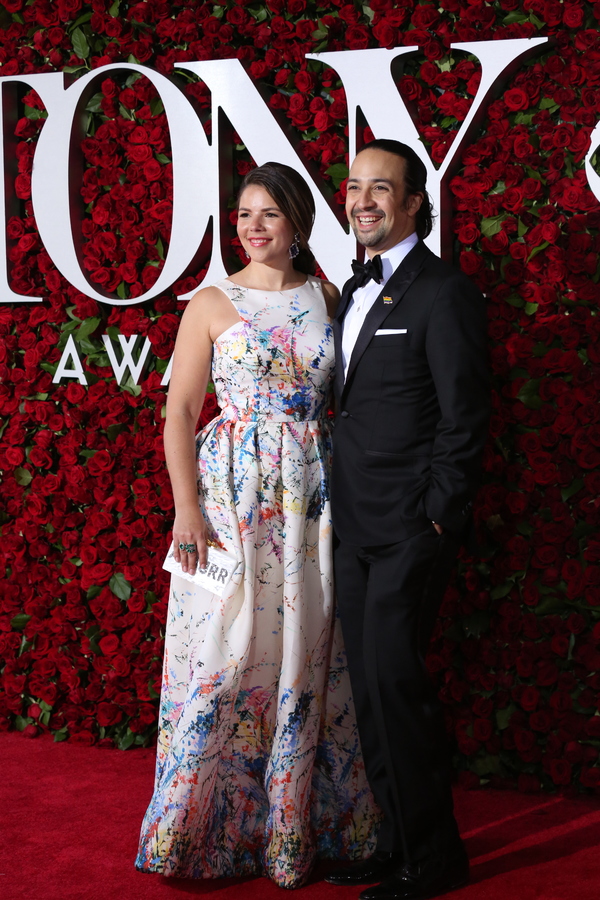 Lin Manuel Miranda and Wife Vanessa Nadal Photo