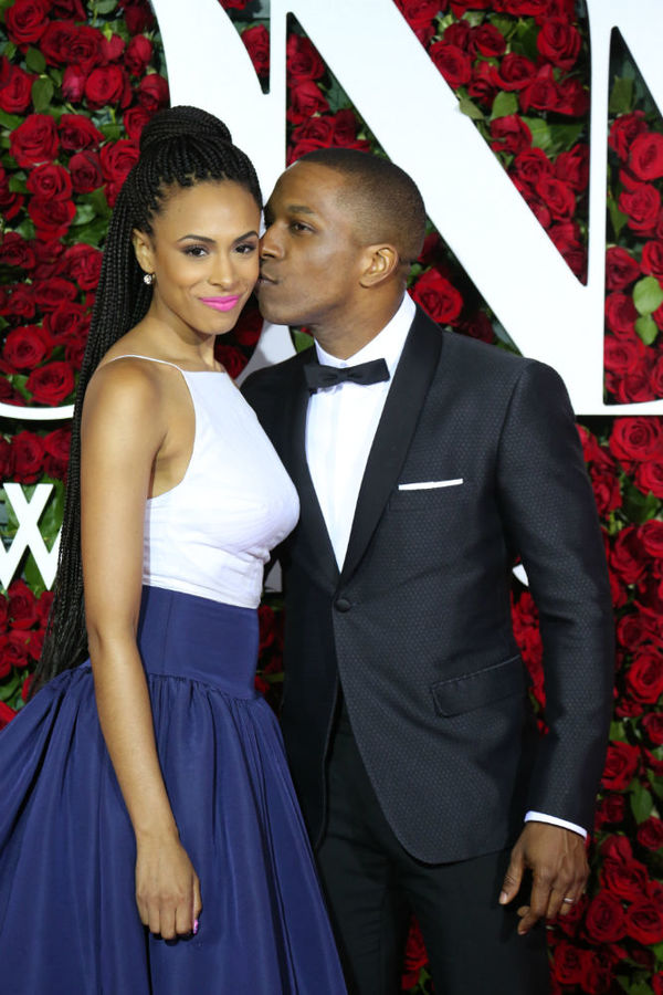 Nicolette Robinson and Leslie Odom Jr.  Photo