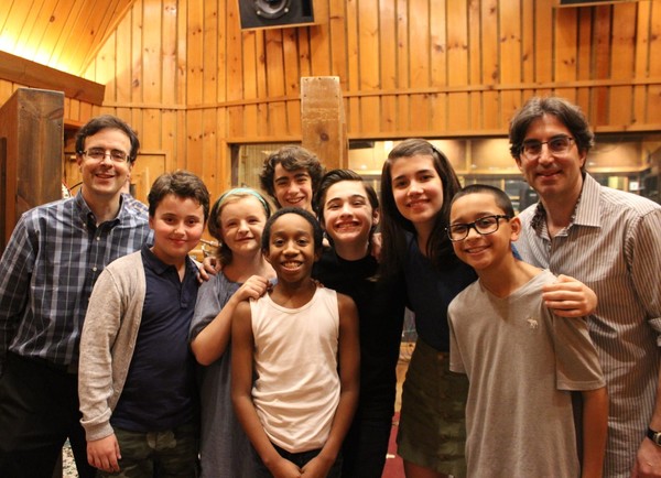 Photo Flash: Inside the Recording Studio with the Cast of York's YOU'RE A GOOD, CHARLIE BROWN 