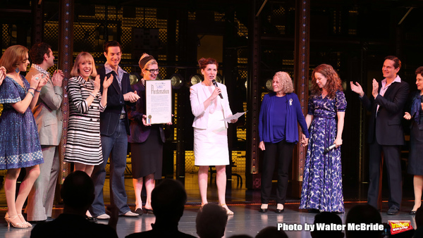 Photo Coverage: Carole King Helps BEAUTIFUL Celebrate 1000 Performances on Broadway! Image