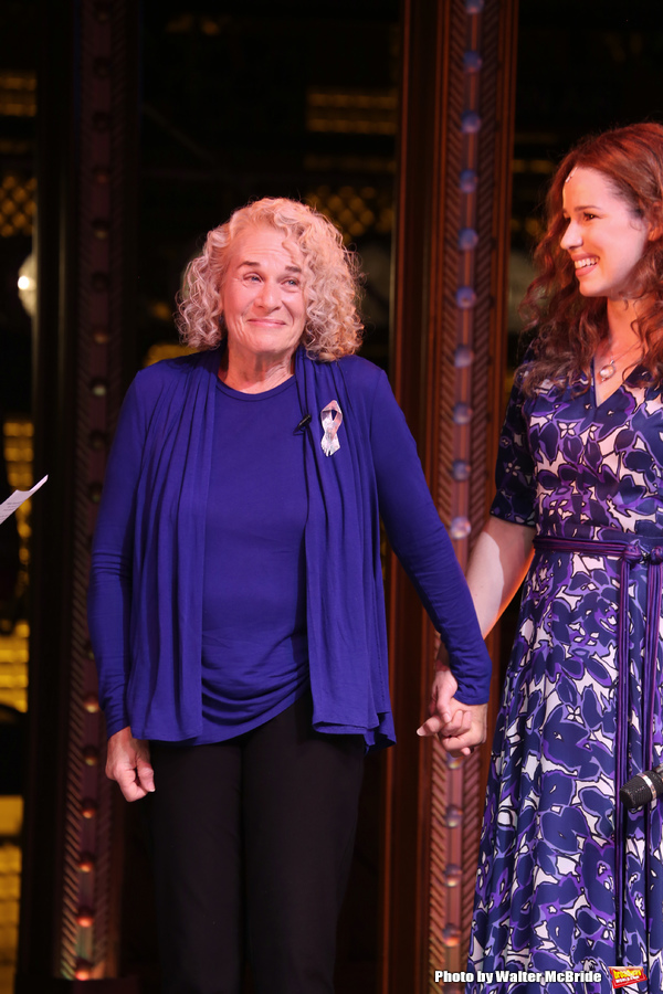 Photo Coverage: Carole King Helps BEAUTIFUL Celebrate 1000 Performances on Broadway!  Image