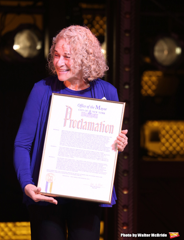 Photo Coverage: Carole King Helps BEAUTIFUL Celebrate 1000 Performances on Broadway! Image