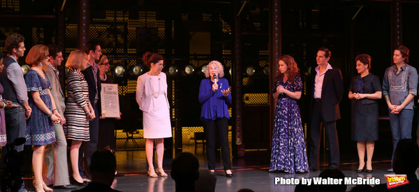 Photo Coverage: Carole King Helps BEAUTIFUL Celebrate 1000 Performances on Broadway! Image