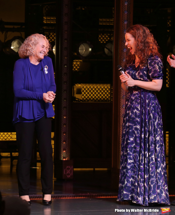 Photo Coverage: Carole King Helps BEAUTIFUL Celebrate 1000 Performances on Broadway! Image