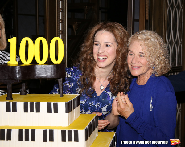 Photo Coverage: Carole King Helps BEAUTIFUL Celebrate 1000 Performances on Broadway!  Image