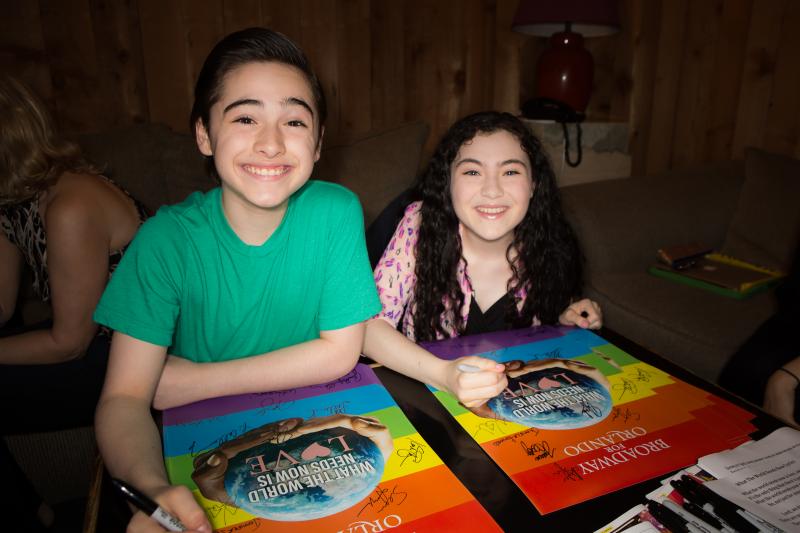 Photo Flash: Inside the Broadway for Orlando Benefit Single Recording Session! Image