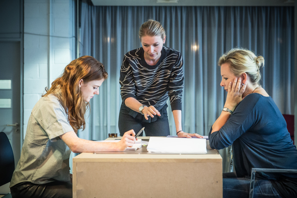 Photo Flash: In Rehearsal with Rose Leslie & Sara Stewart for CONTRACTIONS at the Crucible Image