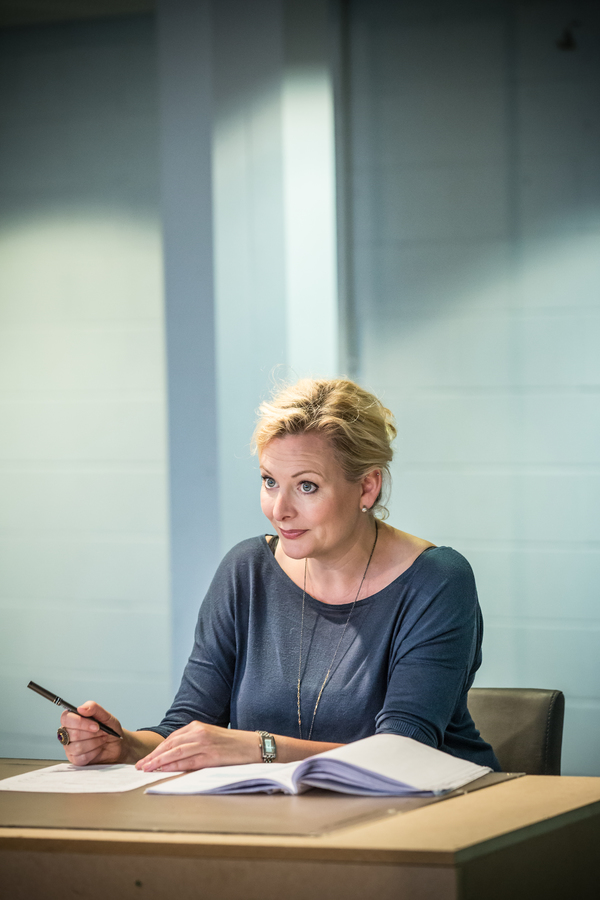 Photo Flash: In Rehearsal with Rose Leslie & Sara Stewart for CONTRACTIONS at the Crucible Image