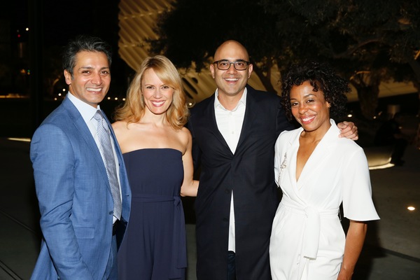 Hari Dhillon and Emily Swallow, Ayad Akhtar and Karen Pittman Photo