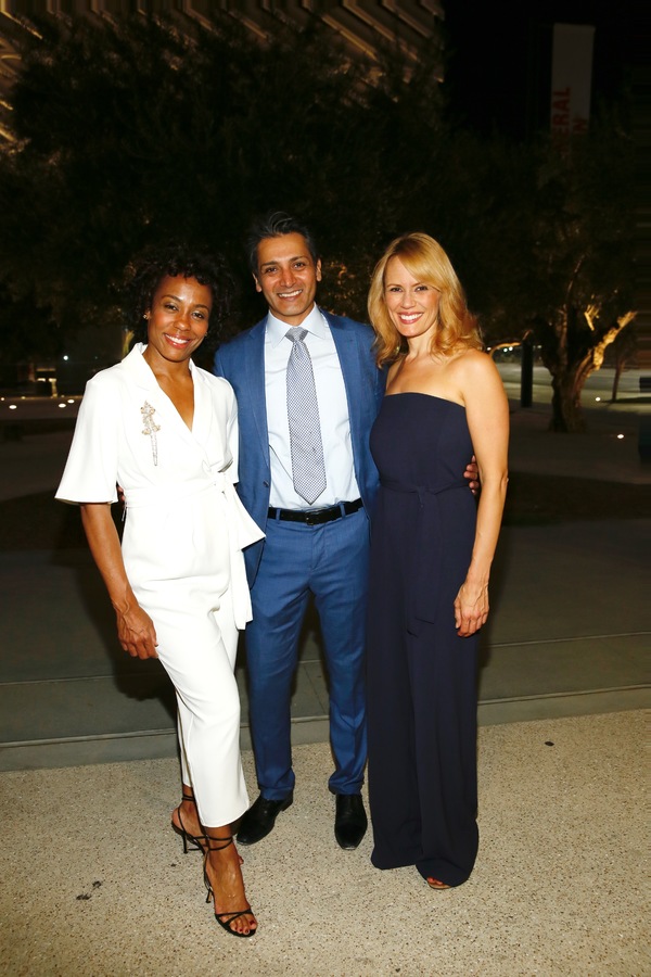 Cast members Karen Pittman, Hari Dhillon and Emily Swallow Photo