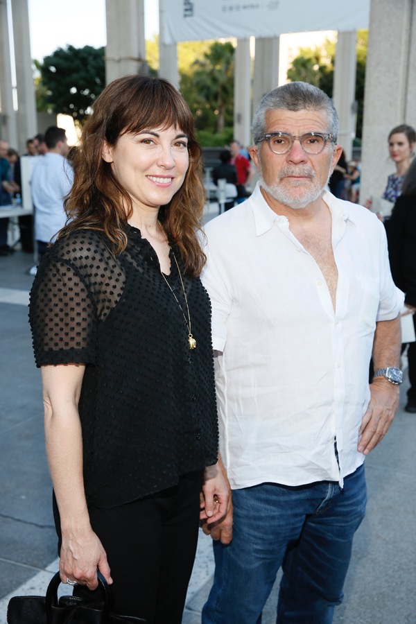 Actress Rebecca Pidgeon and David Mamet Photo