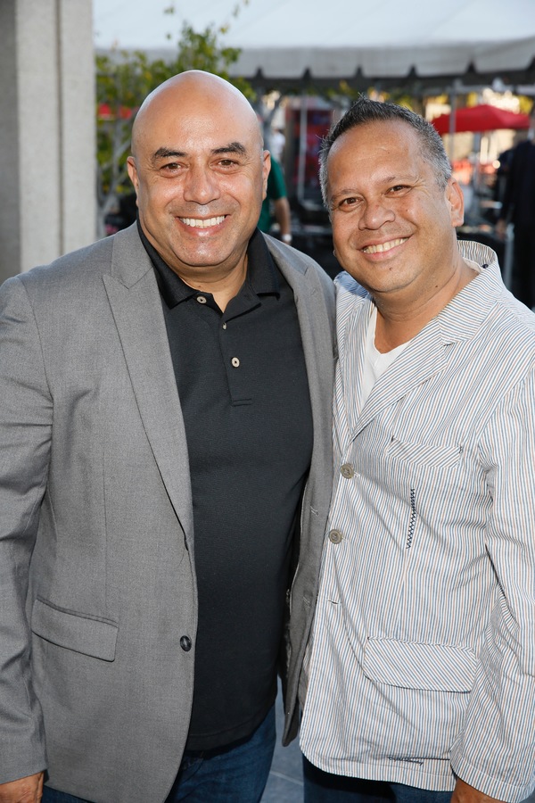 Actor Herbert Siguenza and director Jon Rivera Photo
