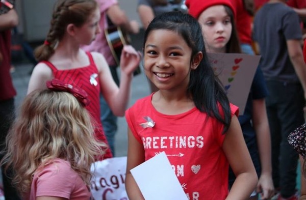 Photo Flash: Broadway Youth Perform 'Imagine' for Peace in Orlando Image