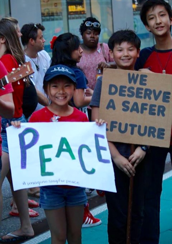 Photo Flash: Broadway Youth Perform 'Imagine' for Peace in Orlando Image