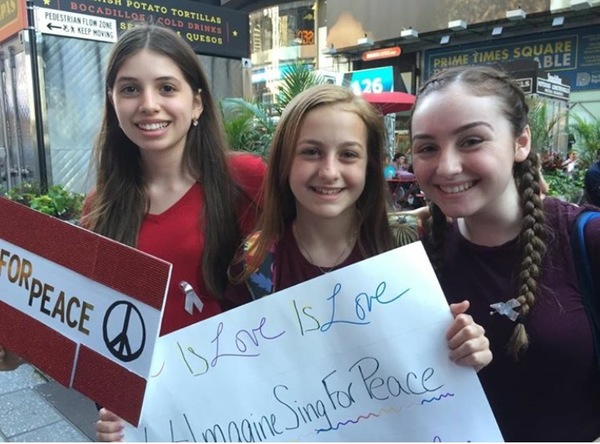 Photo Flash: Broadway Youth Perform 'Imagine' for Peace in Orlando Image